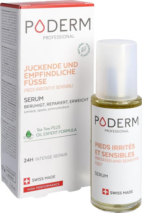 Actual product image Poderm Serum for itchy and sensitive feet (Foot cream & foot gel, 75 ml)