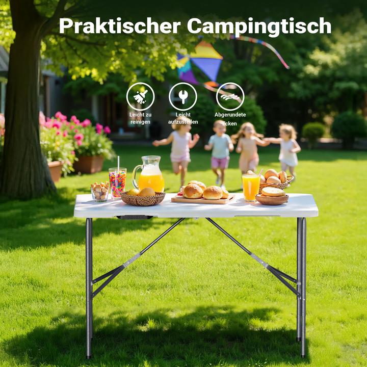Actual product image Wiltec Folding camping table Folding table Party table Buffet table Garden table
