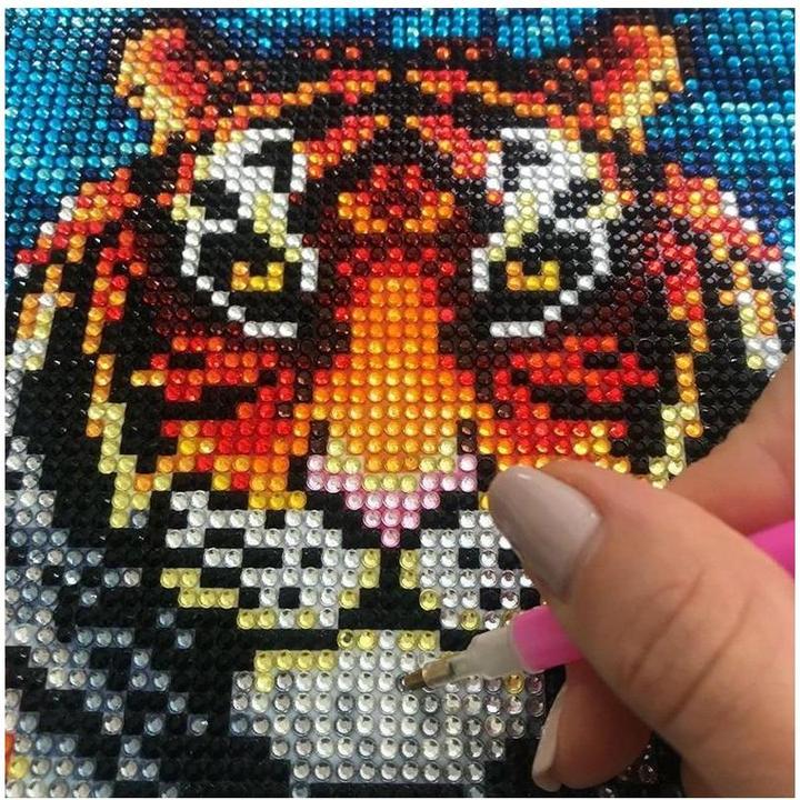 Image du produit Sentosphere Image en strass Tigre