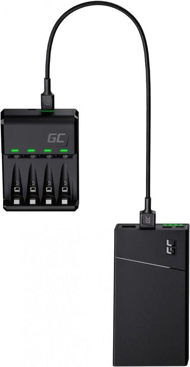 Actual product image GreenCell VitalCharger (GRSETGC01) (4 pcs., AA, 2000 mAh, Battery + charger)