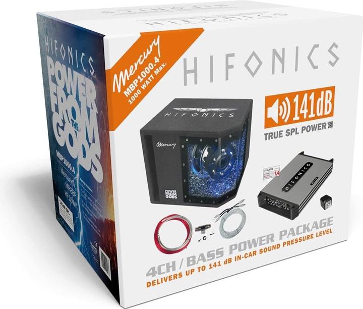 Hifonics Basspack 4-canaux MBP 1000.4 (600 W)