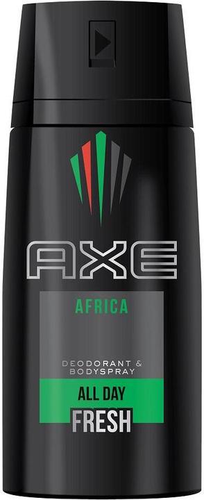 Actual product image AXE Africa spray deodorant for men 150ml (Spray, 150 ml)