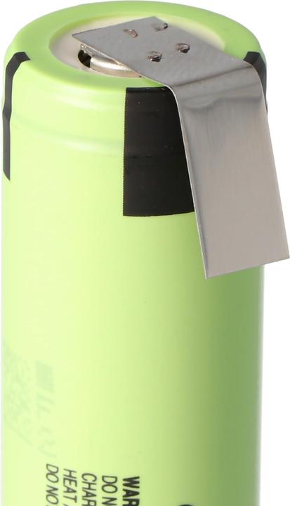 Actual product image Panasonic Akku NCR18650PF – (NCR18650PD) + Lötfahne Z (1 pcs., 18650, 2900 mAh)