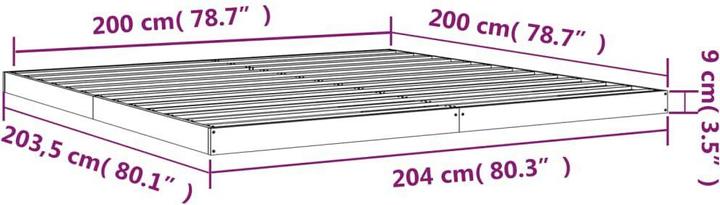 Produktbild VidaXL Burr (200 x 200 cm)