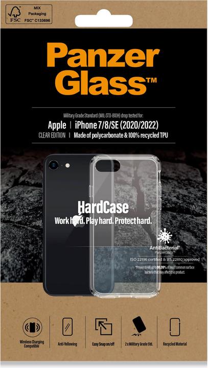 Productafbeelding PanzerGlass ™ ClearCase Apple iPhone SE (2020/2022) | 7 | 8 (Apple iPhone 7, Apple iPhone SE)