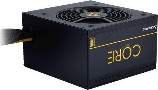 Actual product image Chieftec ATX PSU Core series BBS-600S, 12cm fan, 600W, 80 PLUS® Gold, Active PFC (600 W)