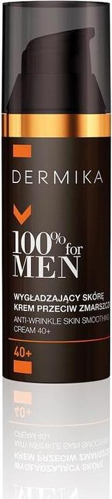 Actual product image Dermika 100% for Men 40+ anti-wrinkle face cream 50ml (50 ml, 24h cream)