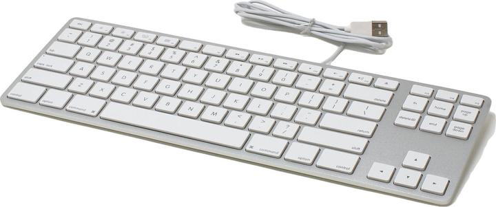 Actual product image Matias aluminium Mac Tenkeyless Sidabrinis (Eng. Int., Cable)