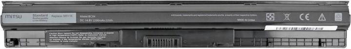 Produktbild Mitsu BATTERY BC/DE-15 (DELL 2200 MAH 33 WH) - Batterie - Batterie - Batterie (4 Zellen, 2200 mAh)