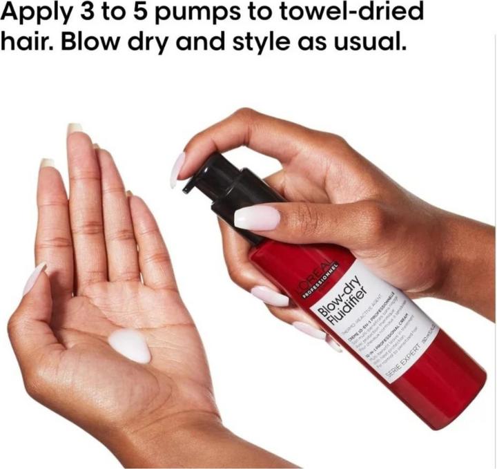 Produktbild L'Oréal Professionnel Fluidifier - Blow-Dry Fluidifier 10-In-1 Professional Cream (150 ml)