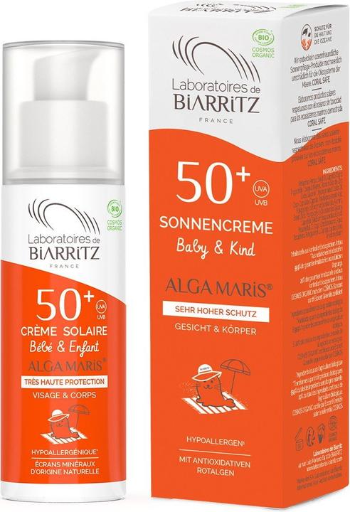 Image du produit Laboratoires de Biarritz Alga Maris (Crème solaire visage, SPF 50, 50 ml, 88 g)