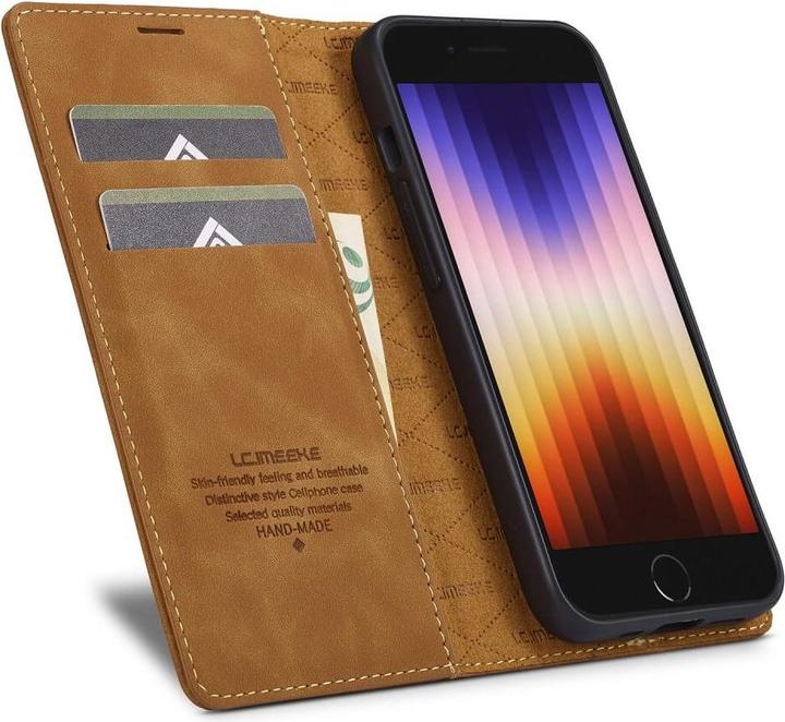 Image du produit LC.Imeeke iPhone 16e - Flip Case Vintage (Apple iPhone 16e)