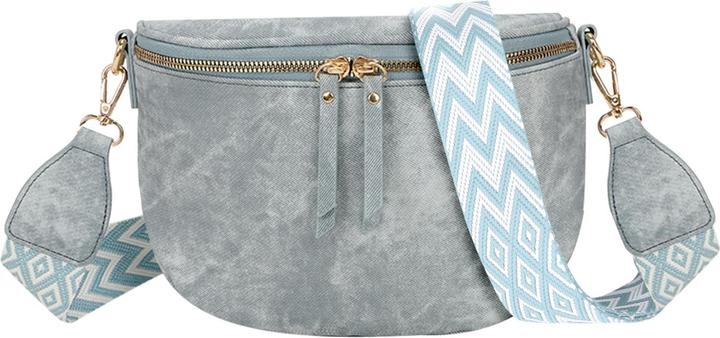 Gallantry Luna Schultertasche mit Jeans-Effekt