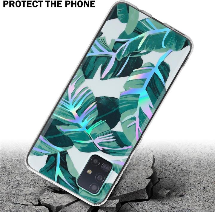 Produktbild Cadorabo IMD TPU Bunte Blumen & Blätter Cover (Samsung Galaxy M40s)