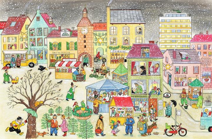 Productafbeelding Winter-Wimmelbuch (Duits, Rotraut Susanne, Berner, 2024)