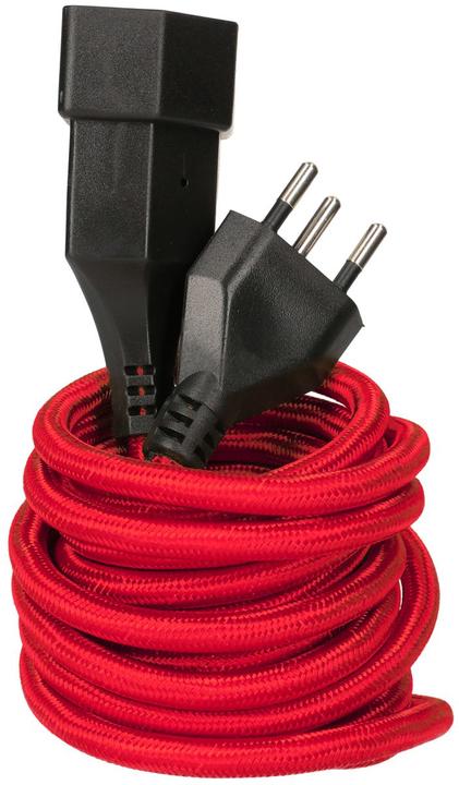 Max Hauri maxTEX Rallonge textile H05VV-F3G1.0 (3 m, Type 12)