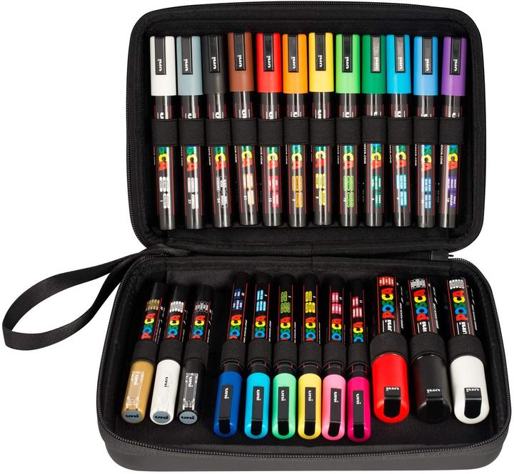 Posca Felt-tip pen set (Multicoloured, 24 x)