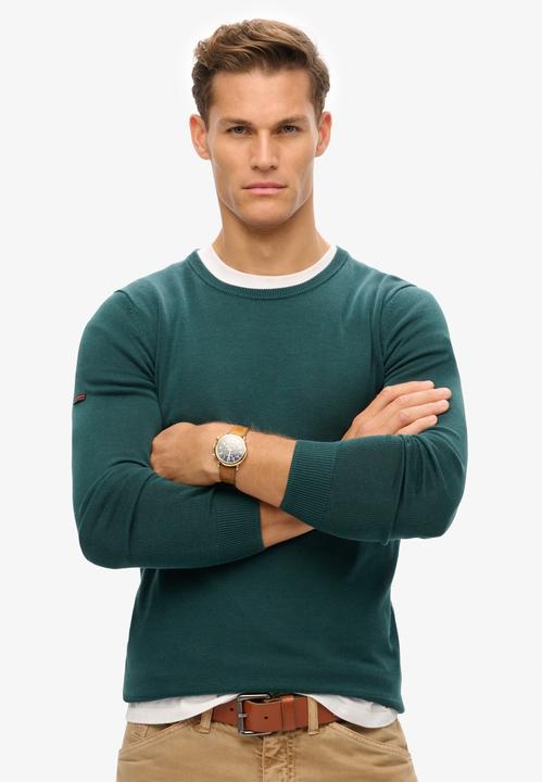 Immagine prodotto Superdry Leichtes Essentials Strick-Sweatshirt mit Rundhalsausschnitt (S)