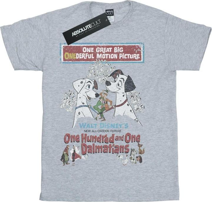 Disney 101 Dalmatians Retro Poster TShirt Mädchen