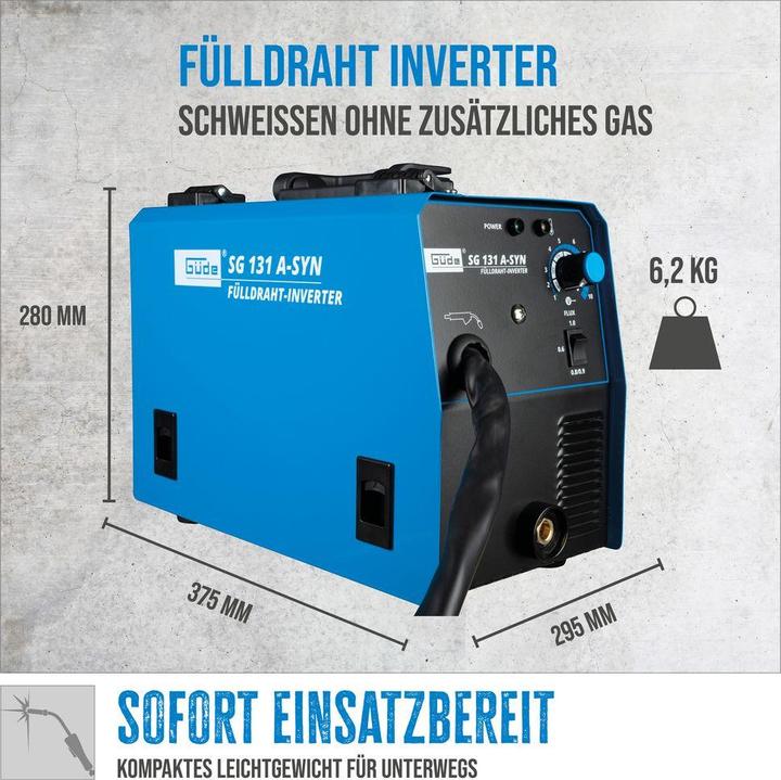 Actual product image Güde SG 131 A-SYN