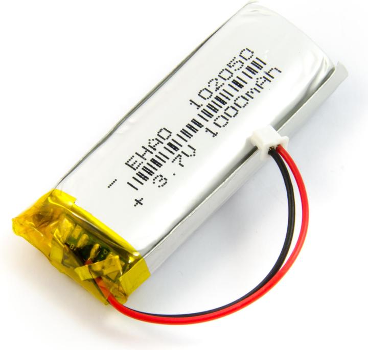Image du produit Purecrea Batterie LiPo 1000mAh JST 1.25 / Lithium Ion Polymer pour LoRa TTGO