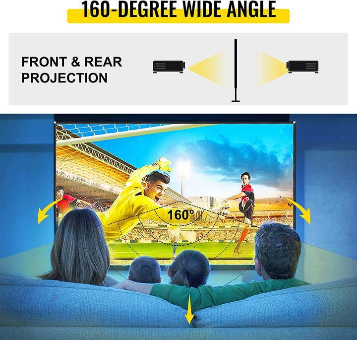 Produktbild Vevor Leinwand mit Ständer (80 Zoll)