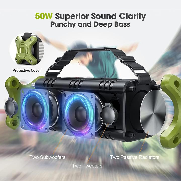Immagine prodotto W-king Boombox da 50W (24 h, Corrente elettrica)