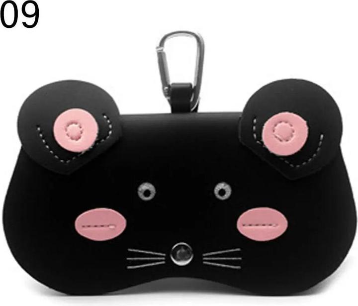 Actual product image Only-Bags.Store Cartoon Portable Sun Eye Glasses Box PU Leder Brillenetui Sonnenbrille