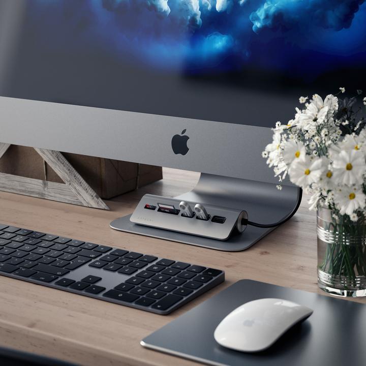 Image du produit Satechi USB-C Aluminium Hub (USB-C, 5 Ports)
