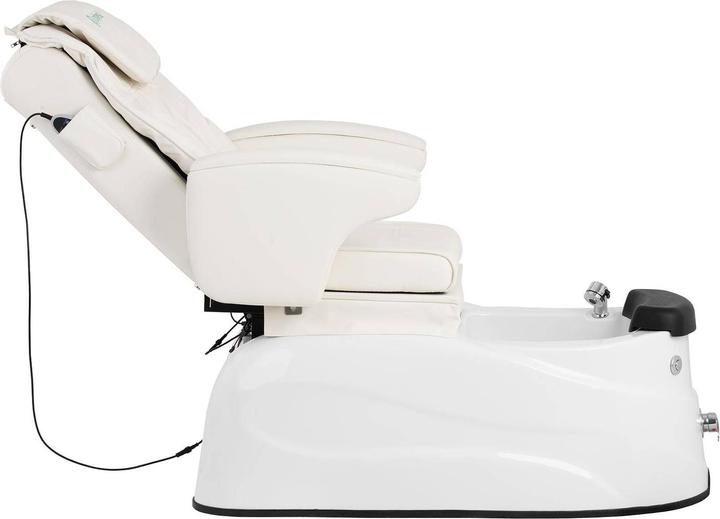 Produktbild Physa Fusspflegestuhl elektrisch mit Fusswanne 105 W 150 kg weiss Rücken- & Nackenmassage