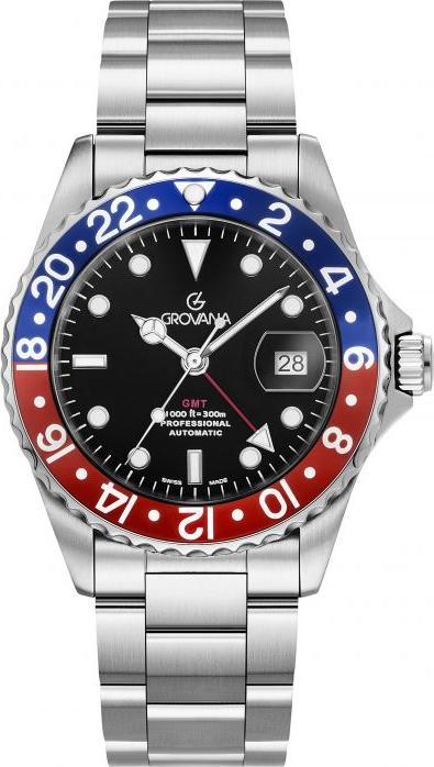Produktbild Grovana Key West GMT-Kollektion – Schweizer Automatikuhr (Swiss Made)