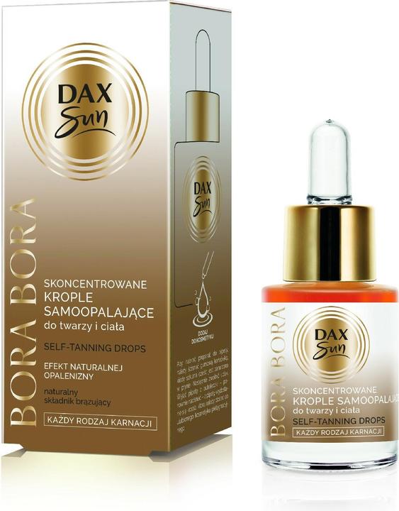 DAX Sun Konzentrierte Selbstbräunungstropfen für Gesicht und Körper BORA BORA - alle Hauttypen 15ml (15 ml)