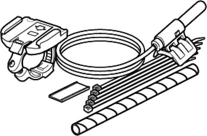Produktbild CatEye Sensorkabel LowProfile Halterung Enduro CC-ED300