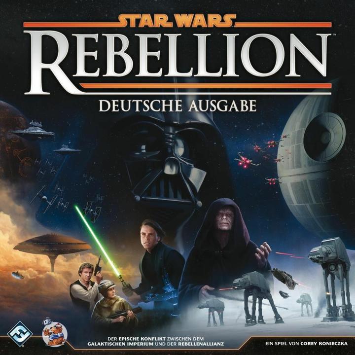 Actual product image FFG FFGD3002 - Star Wars: Rebellion, Board game, basic game, 2-4 players, ages 14+ (DE edition) (German)