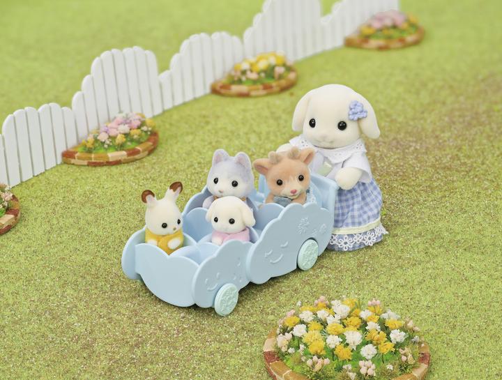 Actual product image Sylvanian Families Rainbow Fun Nursery Bus