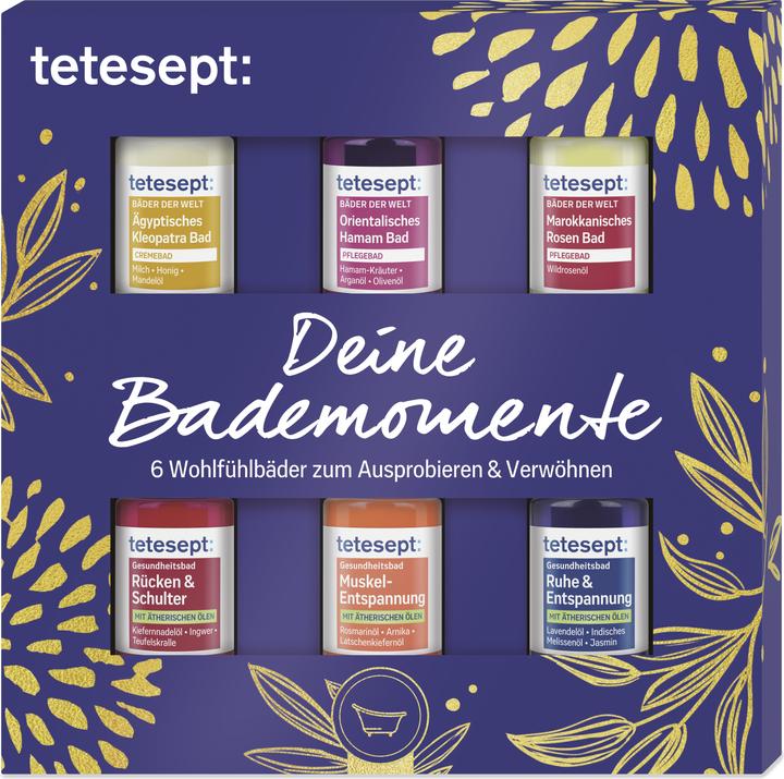 Tetesept Geschenkset Bademomente (120 ml, Badeöl)