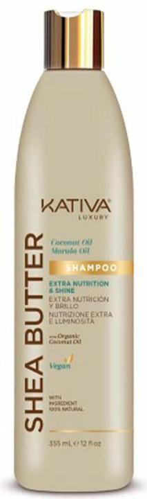 Image du produit Kativa Shampooing à l'huile de noix de coco et de marula au beurre de karité 355ml (355 ml, Shampoing liquide)