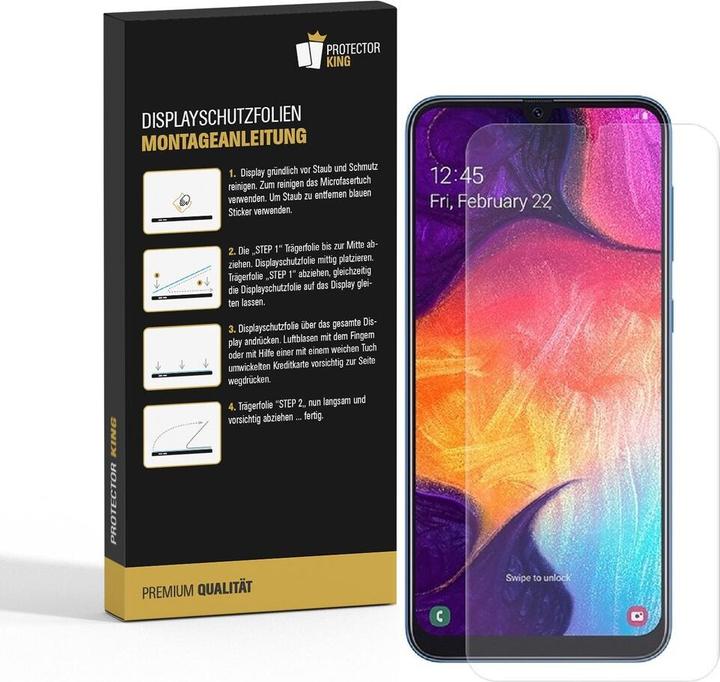 Actual product image Protectorking 3x premium screen protector 3D CLEAR (3 Piece, Samsung Galaxy A50)