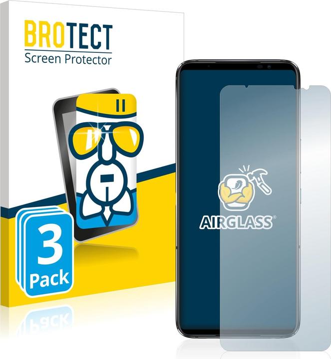 Actual product image BROTECT AirGlass Glass (3 Piece, Asus ROG Phone 6 Pro)