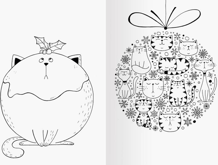 Immagine prodotto Ravensburger A Million Christmas Cats: Mein Katzen-Malbuch zu Weihnachten