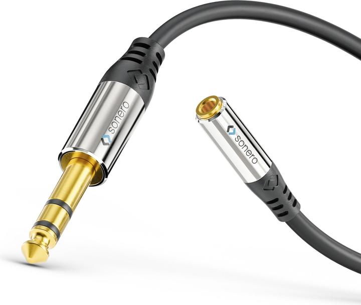 Image du produit Sonero 6,3 mm – 3,5 mm (0.25 m, jack 6.3mm, Jack 3,5 mm (AUX))
