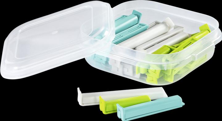 Actual product image Xavax kitchen gadget locking clip set with practical storage box (30 x)
