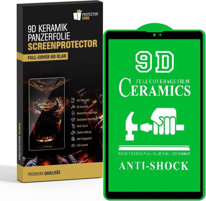 Actual product image Protectorking 3x Ceramic-Glass Full Cover HD Klar (3 Piece, Galaxy Tab A7 Lite)