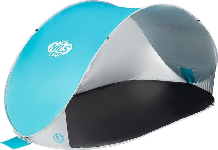Produktbild Nils CAMP selbstfaltendes Strandzelt NC3174 Türkisgrau (Strandzelt + Strandmuschel, 0.15 kg)