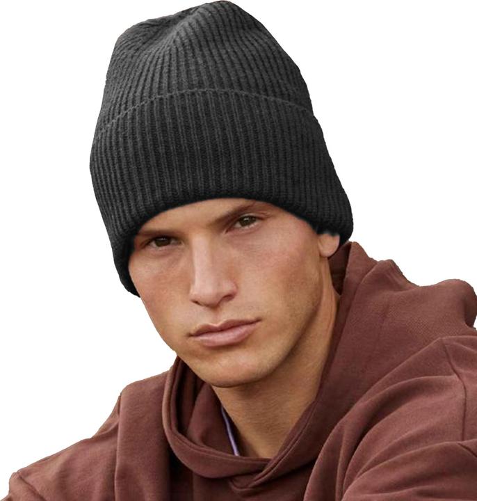 Actual product image Beechfield Cuffed Oversized Beanie (One size)