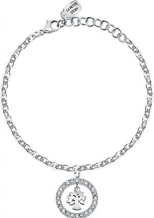 La Petite Story Modern Steel Bracelet Tree of Life Family LPS05ASF63