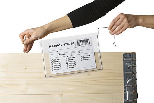 Image du produit kaiserkraft Sacs à documents avec cintre en fil métallique (A5)