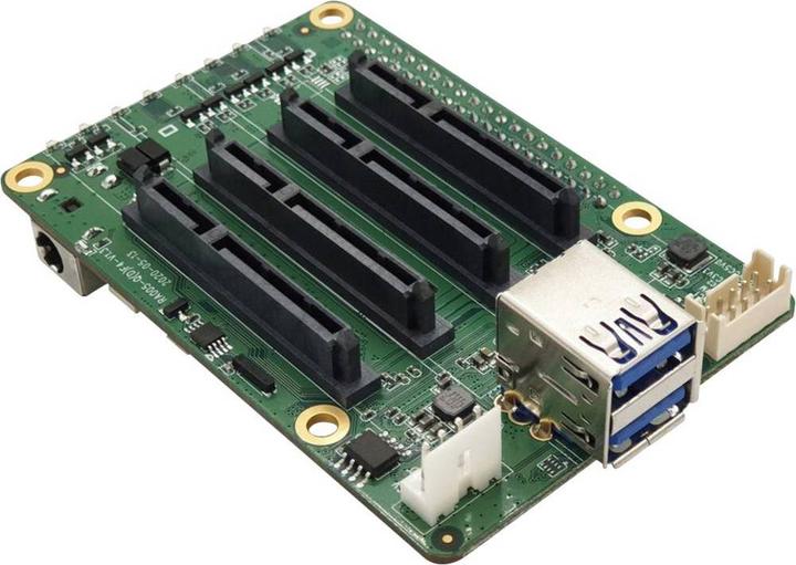 Produktbild Allnet Raspberry 4 SATA HAT Quad NAS Platine für Netzwerkspeicher