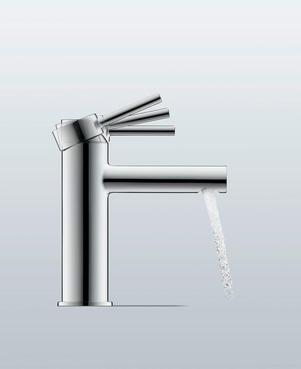 Actual product image Duravit Circle single-lever basin mixer M FreshStart, without pop-up waste, 117 mm projection, chrom