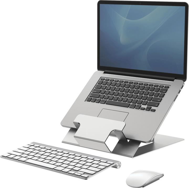 Actual product image Fellowes HYLYFT Notebook Stand Stainless Steel